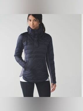 Lululemon Down For It Jacket in Purple size 10